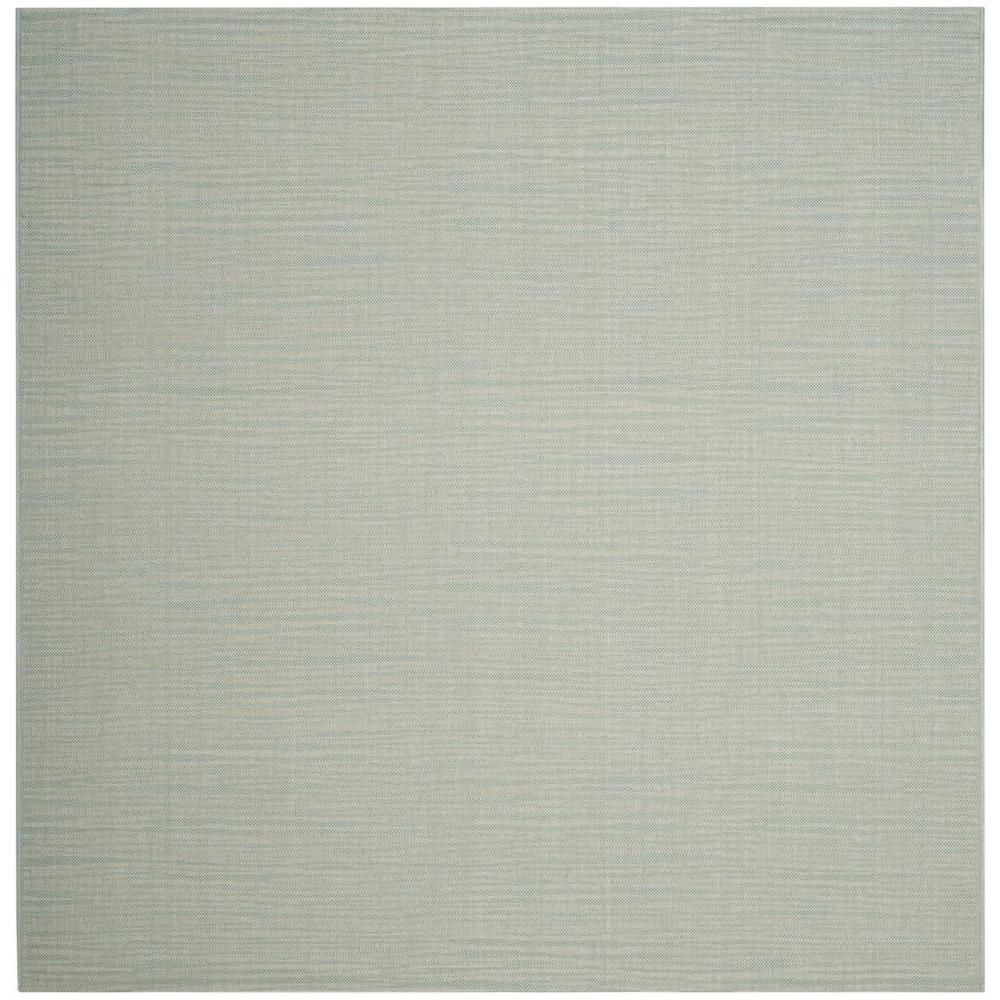 COURTYARD, AQUA / CREAM, 6'-7" X 6'-7" Square, Area Rug, CY6576-21322-7SQ. Picture 1