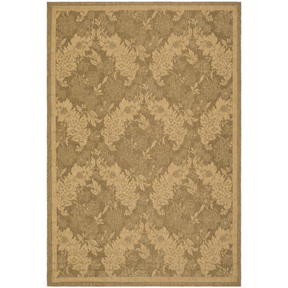 COURTYARD, GOLD / NATURAL, 6'-7" X 9'-6", Area Rug, CY6582-49-6. Picture 1