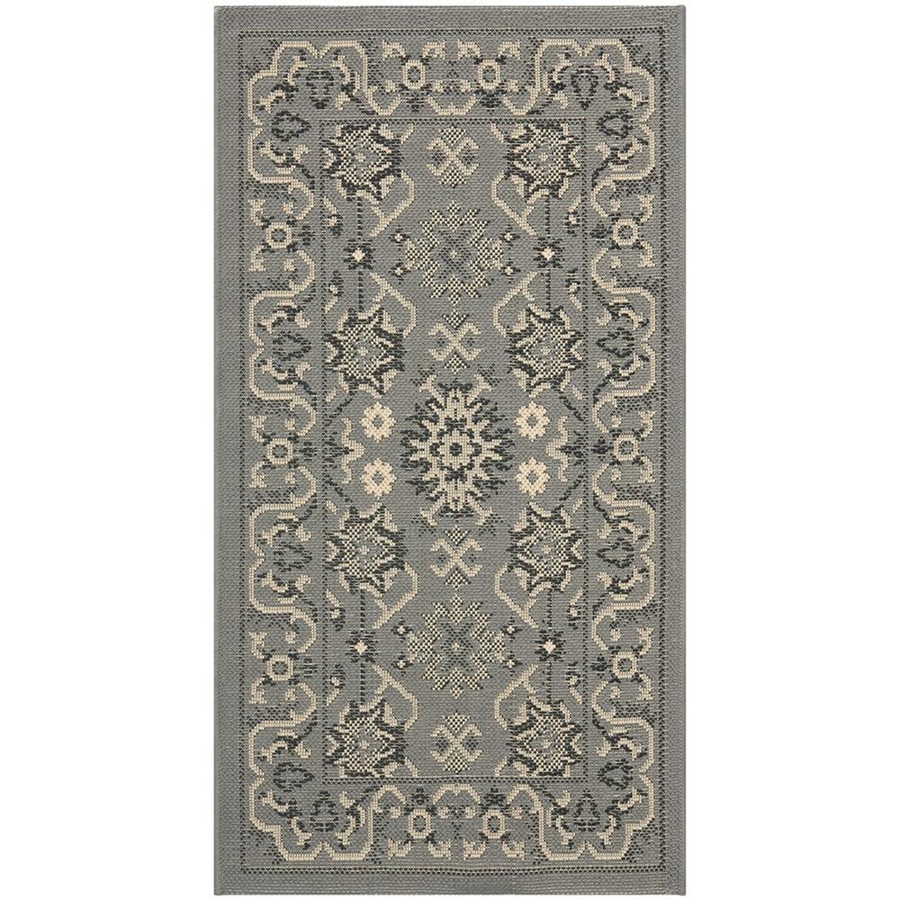COURTYARD, GREY / CREAM, 4' X 5'-7", Area Rug, CY6727-67-4. Picture 1