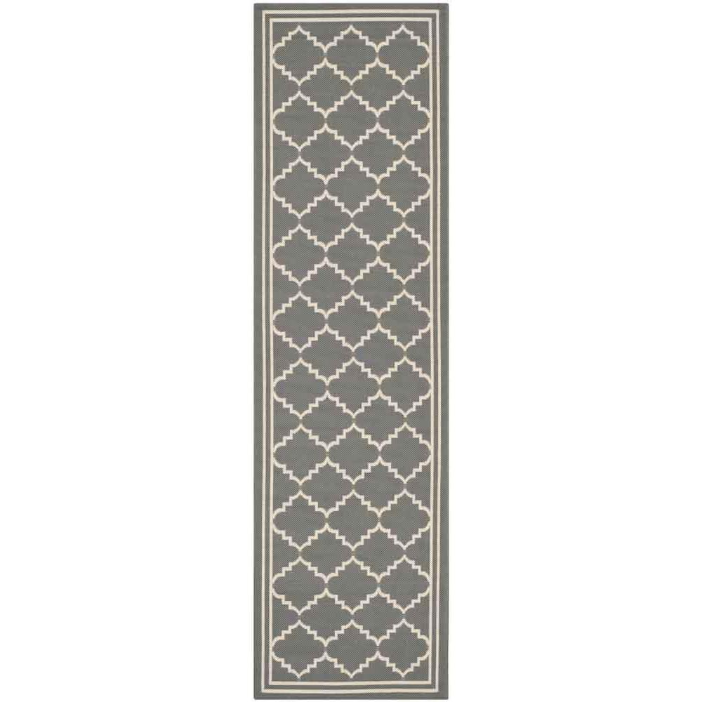 COURTYARD, GREY / BEIGE, 2'-3" X 8', Area Rug, CY6889-246-28. Picture 1