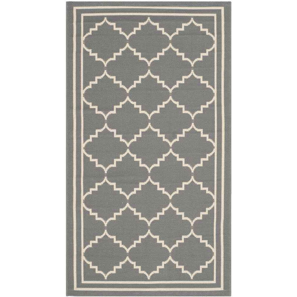 COURTYARD, GREY / BEIGE, 2' X 3'-7", Area Rug, CY6889-246-2. Picture 1