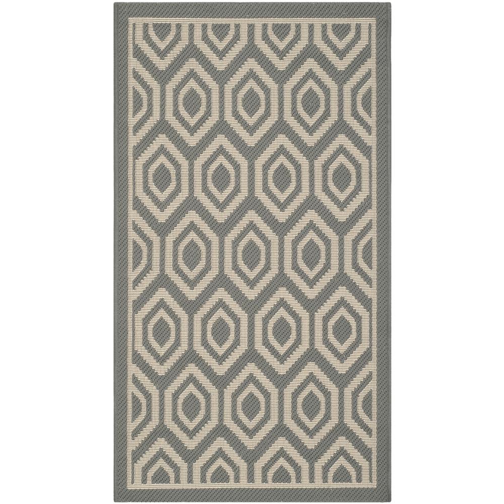 COURTYARD, ANTHRACITE / BEIGE, 2' X 3'-7", Area Rug, CY6902-246-2. Picture 1