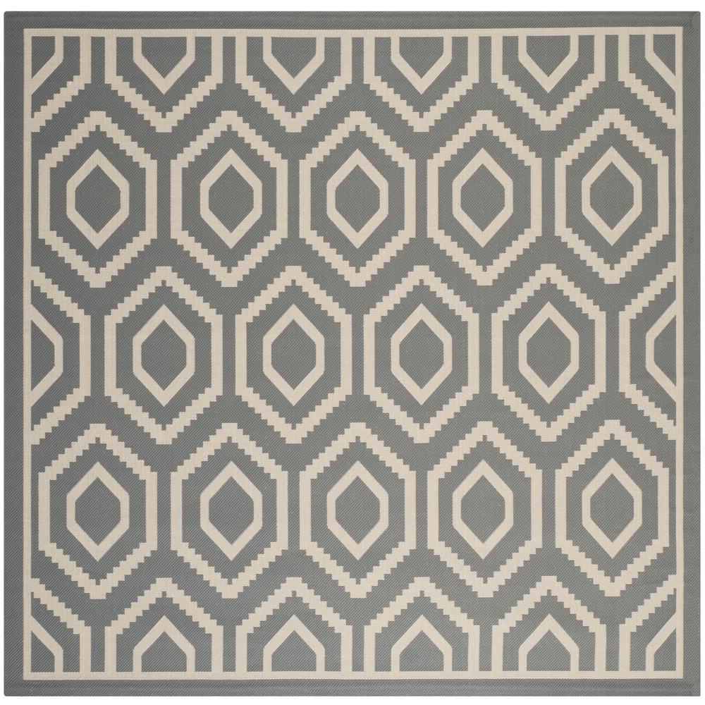 COURTYARD, ANTHRACITE / BEIGE, 7'-10" X 7'-10" Square, Area Rug, CY6902-246-8SQ. Picture 1