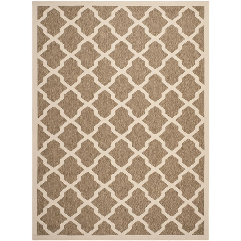 COURTYARD, BROWN / BONE, 8' X 11', Area Rug, CY6903-242-8. Picture 1