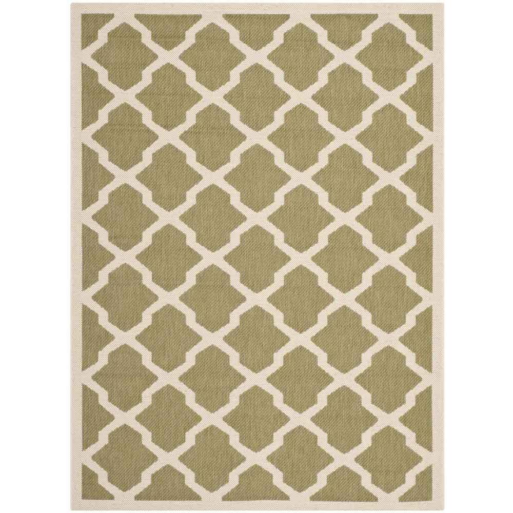 COURTYARD, GREEN / BEIGE, 4' X 5'-7", Area Rug, CY6903-244-4. Picture 1