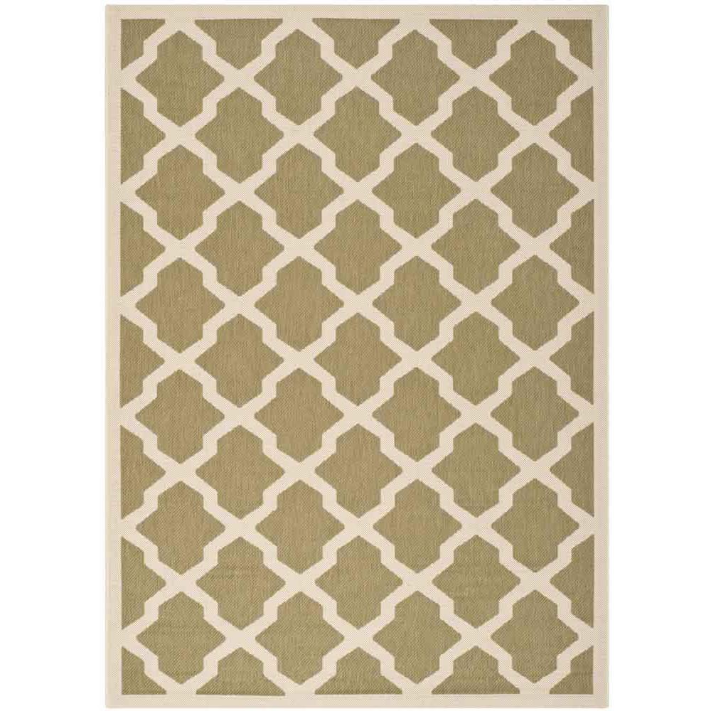 COURTYARD, GREEN / BEIGE, 5'-3" X 7'-7", Area Rug, CY6903-244-5. Picture 1
