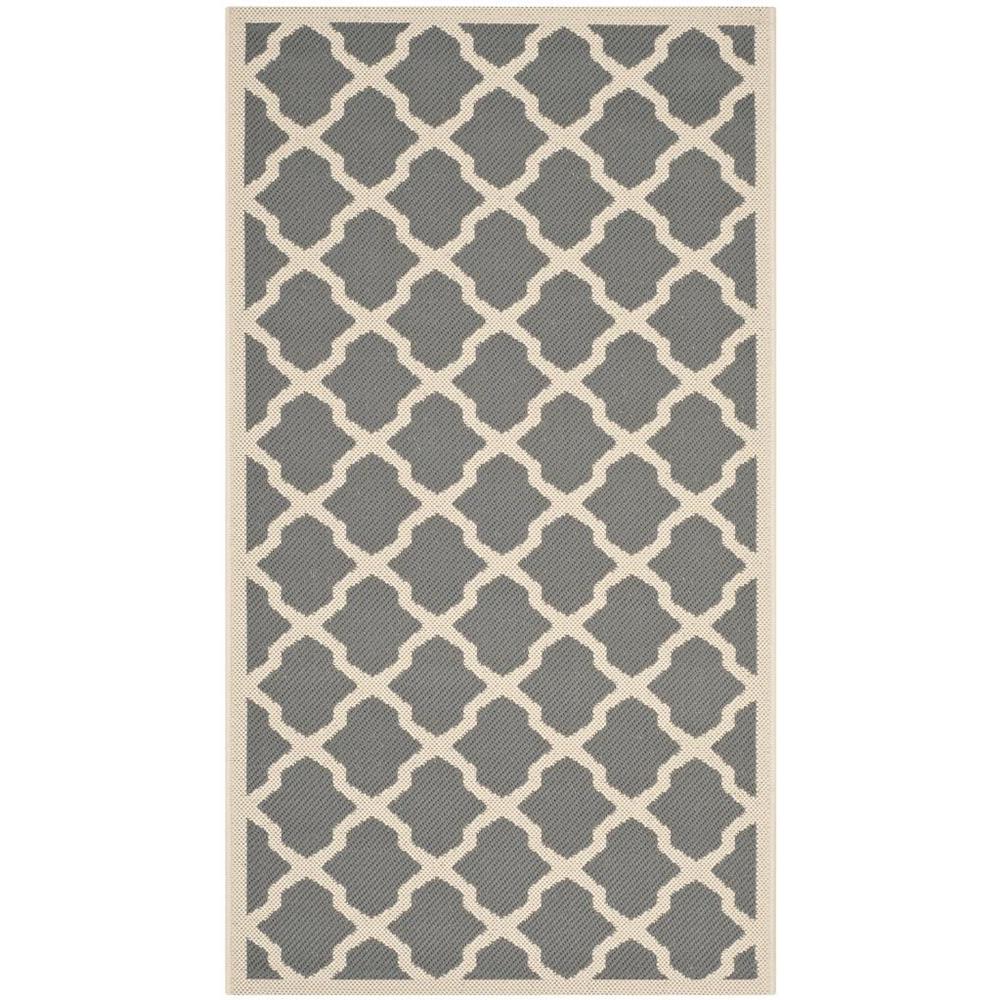COURTYARD, ANTHRACITE / BEIGE, 2'-7" X 5', Area Rug, CY6903-246-3. Picture 1