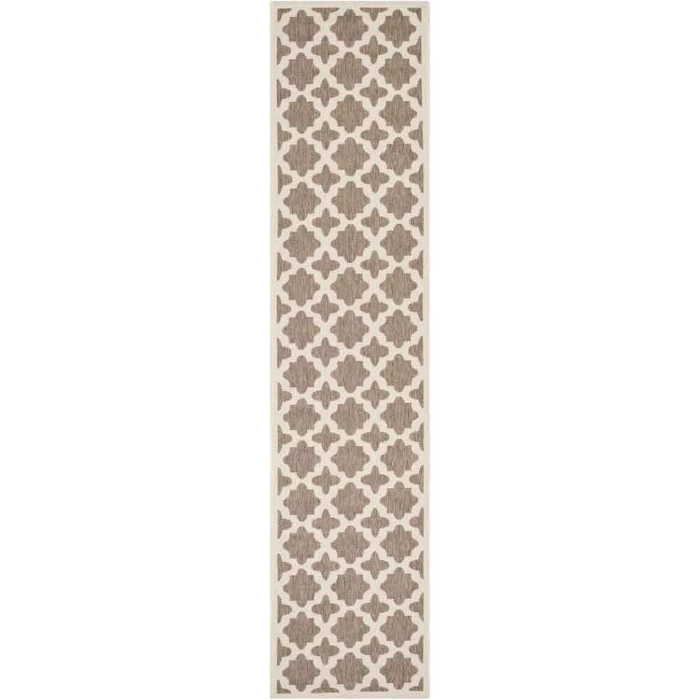 COURTYARD, BROWN / BONE, 2'-3" X 10', Area Rug, CY6913-242-210. Picture 1