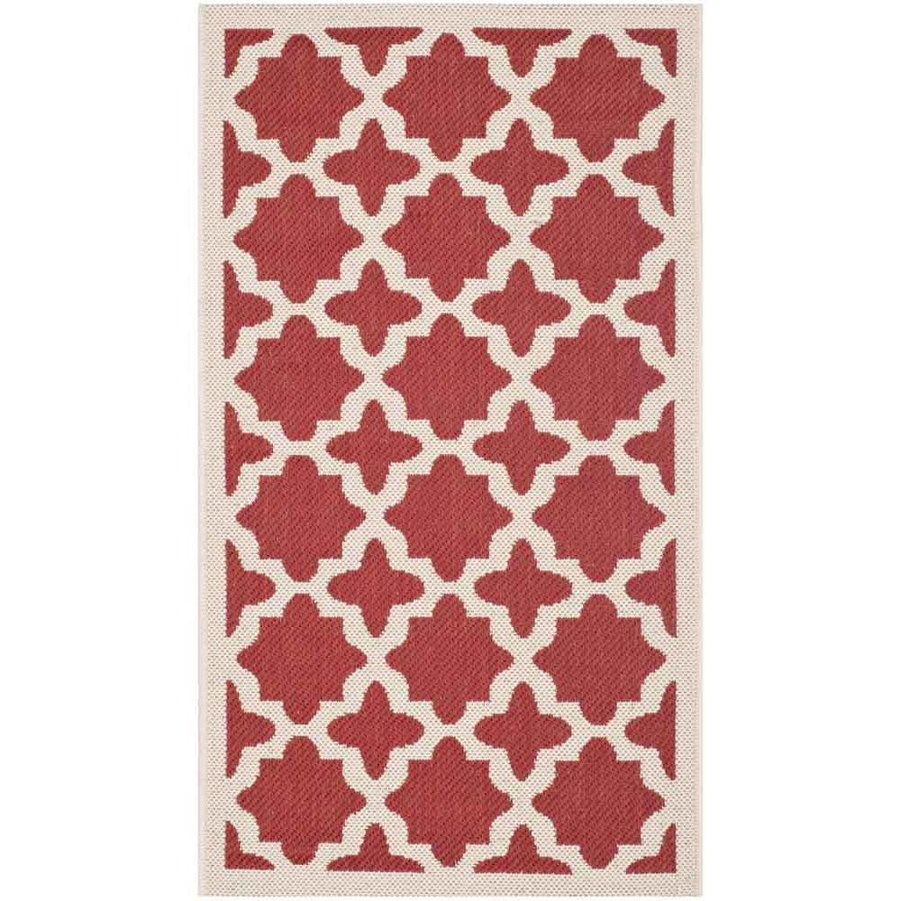 COURTYARD, RED / BONE, 2' X 3'-7", Area Rug, CY6913-248-2. Picture 1