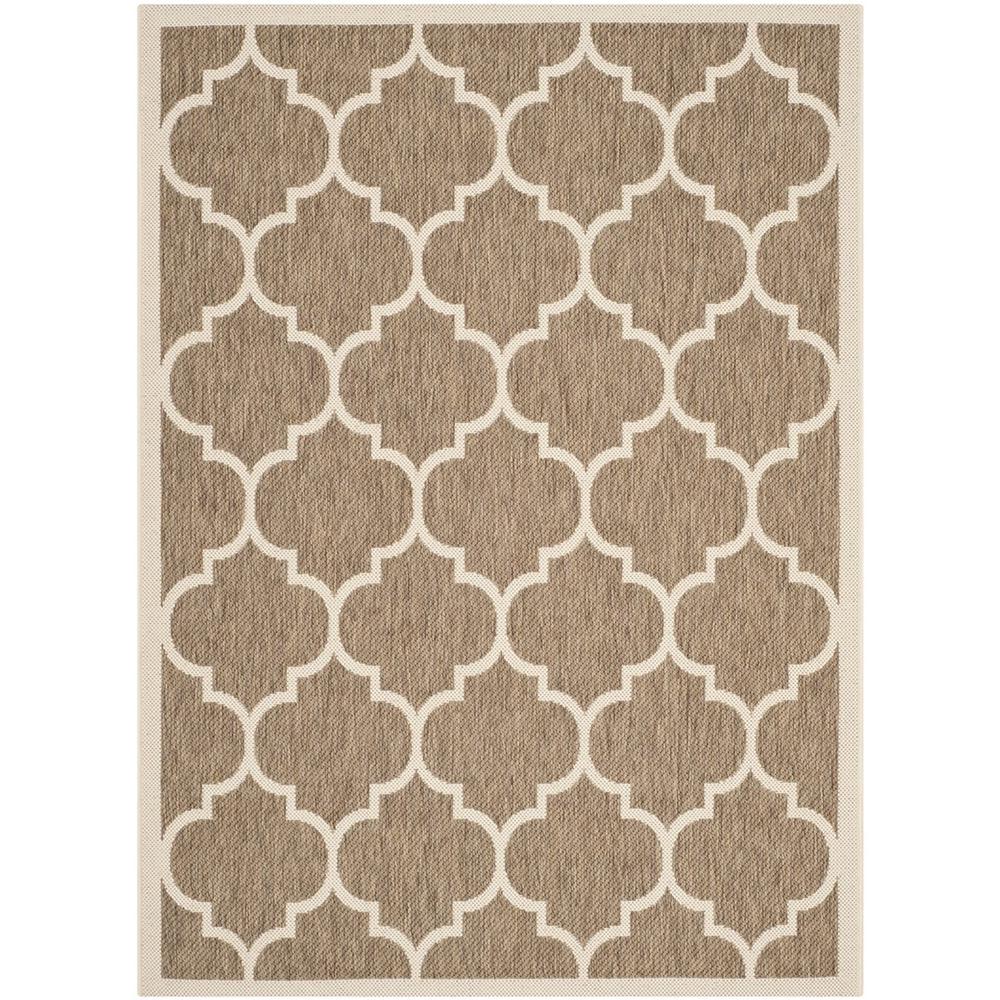 COURTYARD, BROWN / BONE, 4' X 5'-7", Area Rug, CY6914-242-4. Picture 1