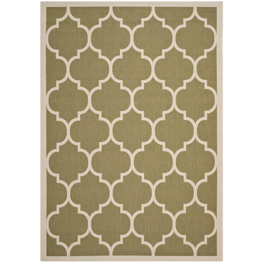 COURTYARD, GREEN / BEIGE, 6'-7" X 9'-6", Area Rug, CY6914-244-6. Picture 1