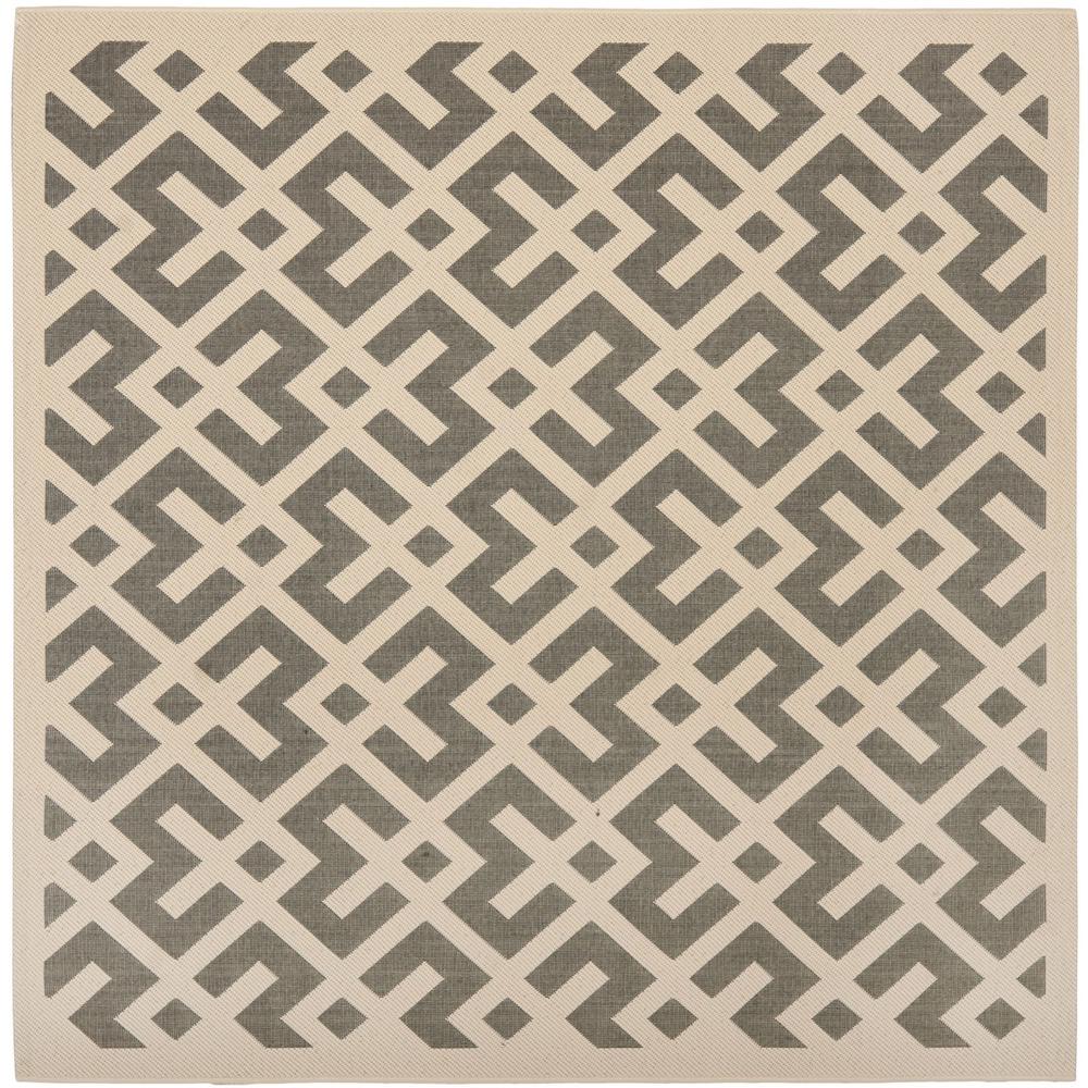 COURTYARD, GREY / BONE, 4' X 4' Square, Area Rug, CY6915-236-4SQ. Picture 1