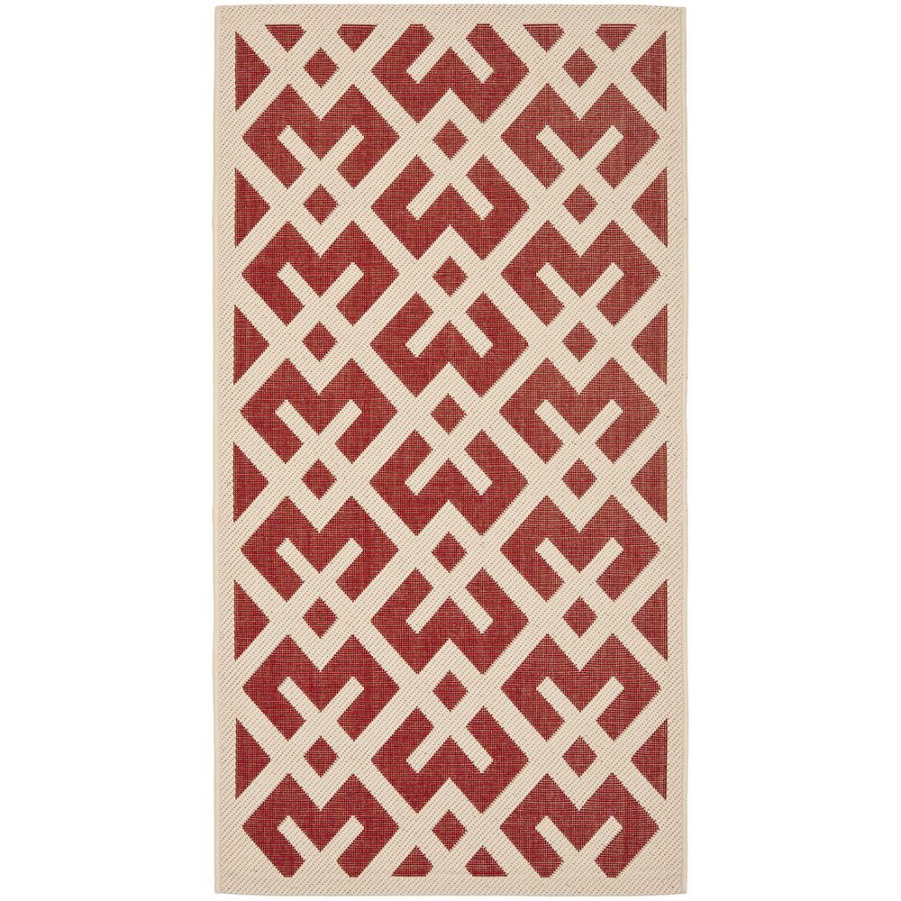 COURTYARD, RED / BONE, 2' X 3'-7", Area Rug, CY6915-238-2. Picture 1
