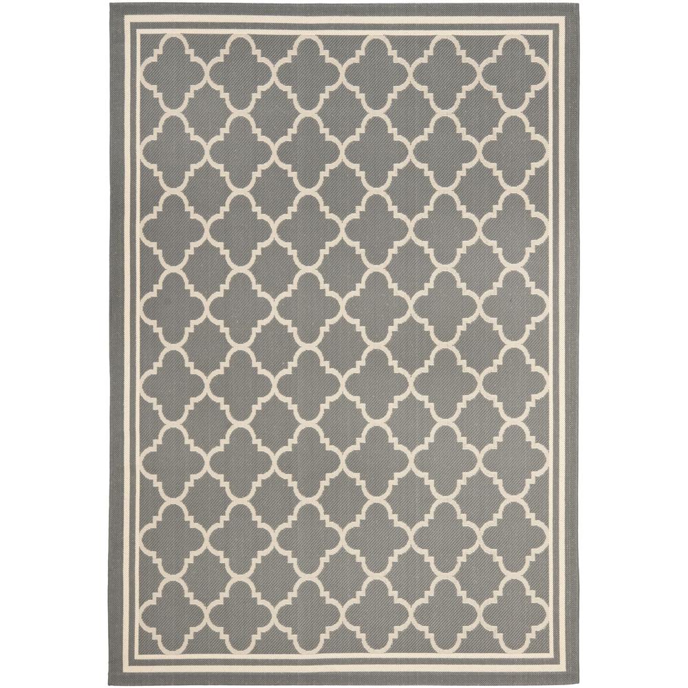 COURTYARD, ANTHRACITE / BEIGE, 4' X 5'-7", Area Rug, CY6918-246-4. Picture 1
