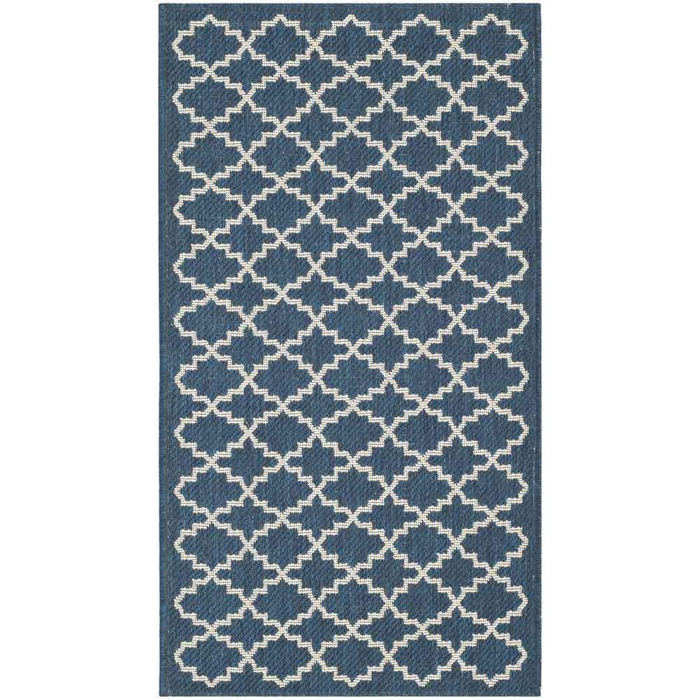 COURTYARD, NAVY / BEIGE, 2'-7" X 5', Area Rug, CY6919-268-3. Picture 1