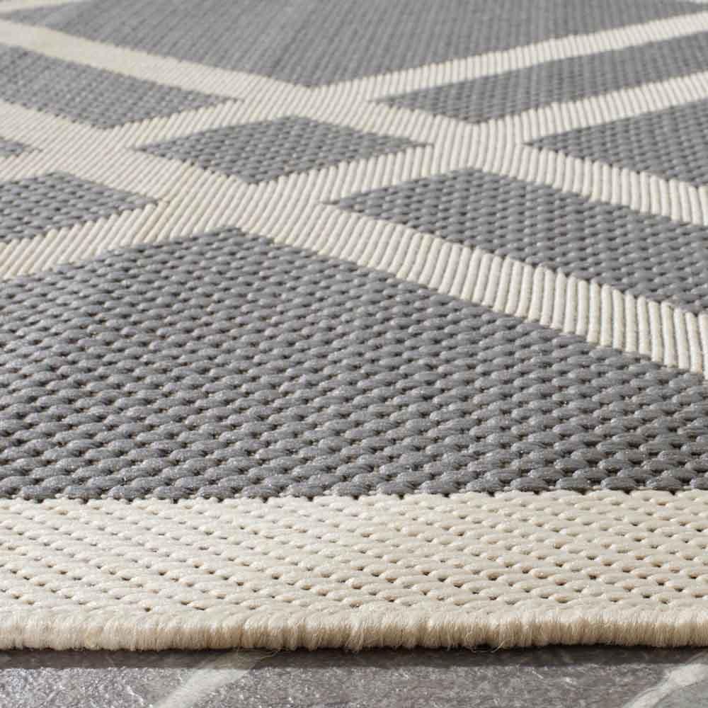 COURTYARD, ANTHRACITE / BEIGE, 9' X 12', Area Rug, CY6923-246-9. Picture 1