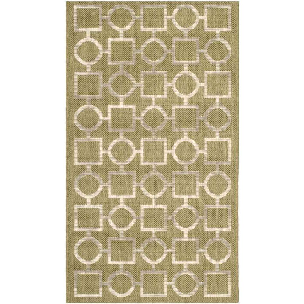 COURTYARD, GREEN / BEIGE, 2' X 3'-7", Area Rug, CY6925-244-2. Picture 1