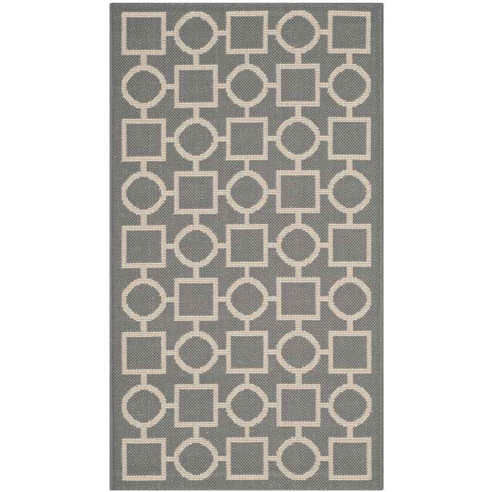 COURTYARD, ANTHRACITE / BEIGE, 2' X 3'-7", Area Rug, CY6925-246-2. Picture 1
