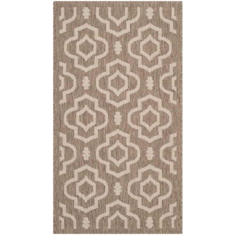 COURTYARD, BROWN / BONE, 2' X 3'-7", Area Rug, CY6926-242-2. Picture 1