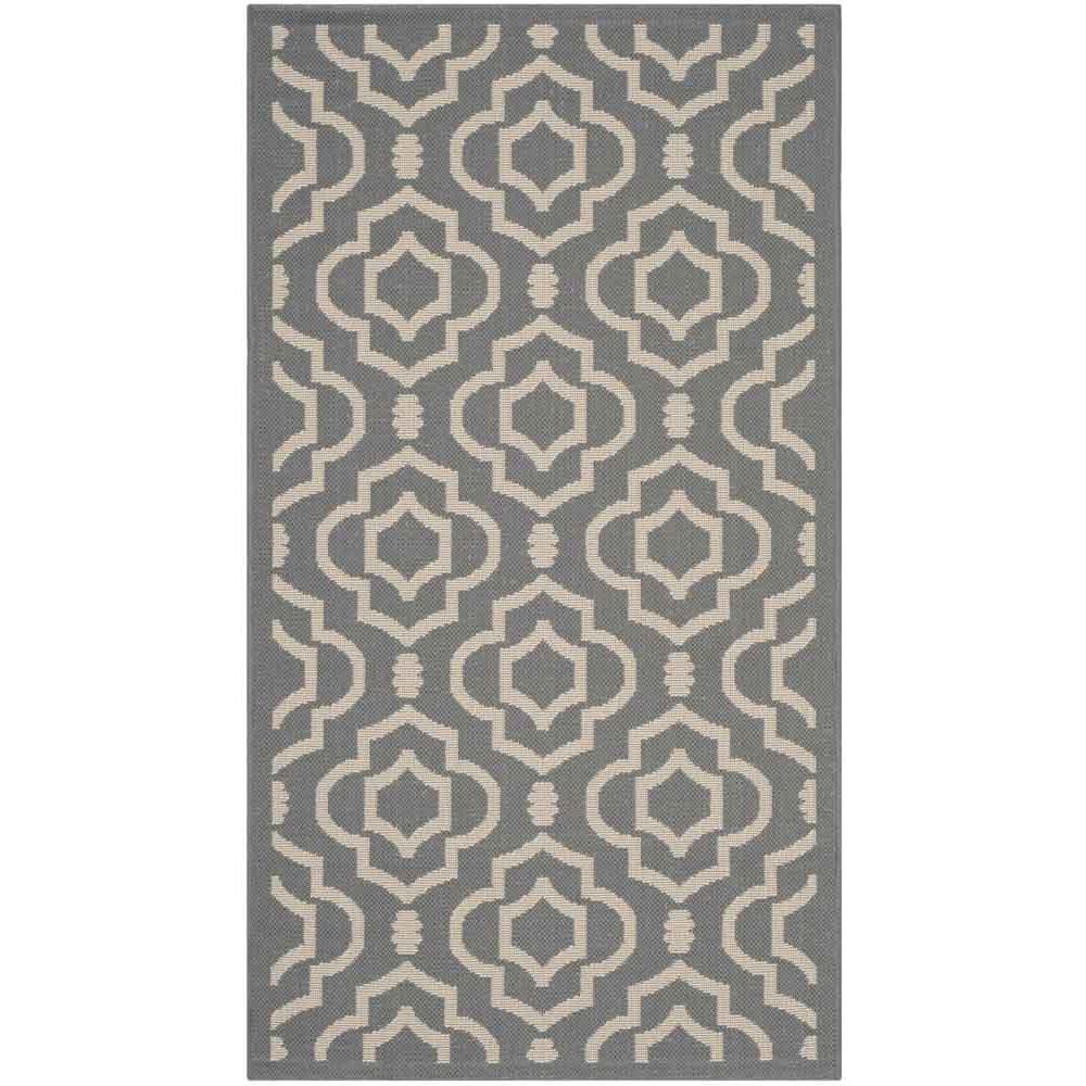 COURTYARD, ANTHRACITE / BEIGE, 2'-7" X 5', Area Rug, CY6926-246-3. Picture 1