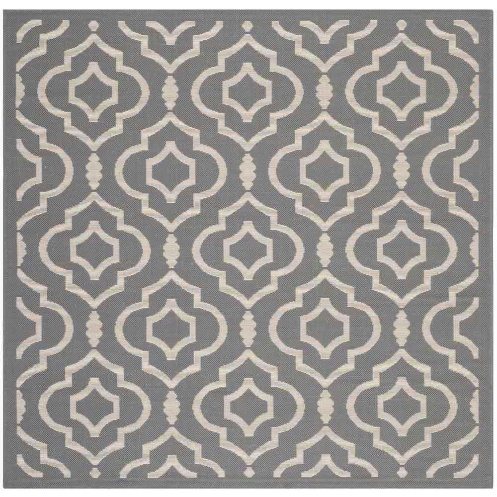 COURTYARD, ANTHRACITE / BEIGE, 5'-3" X 5'-3" Square, Area Rug, CY6926-246-5SQ. Picture 1