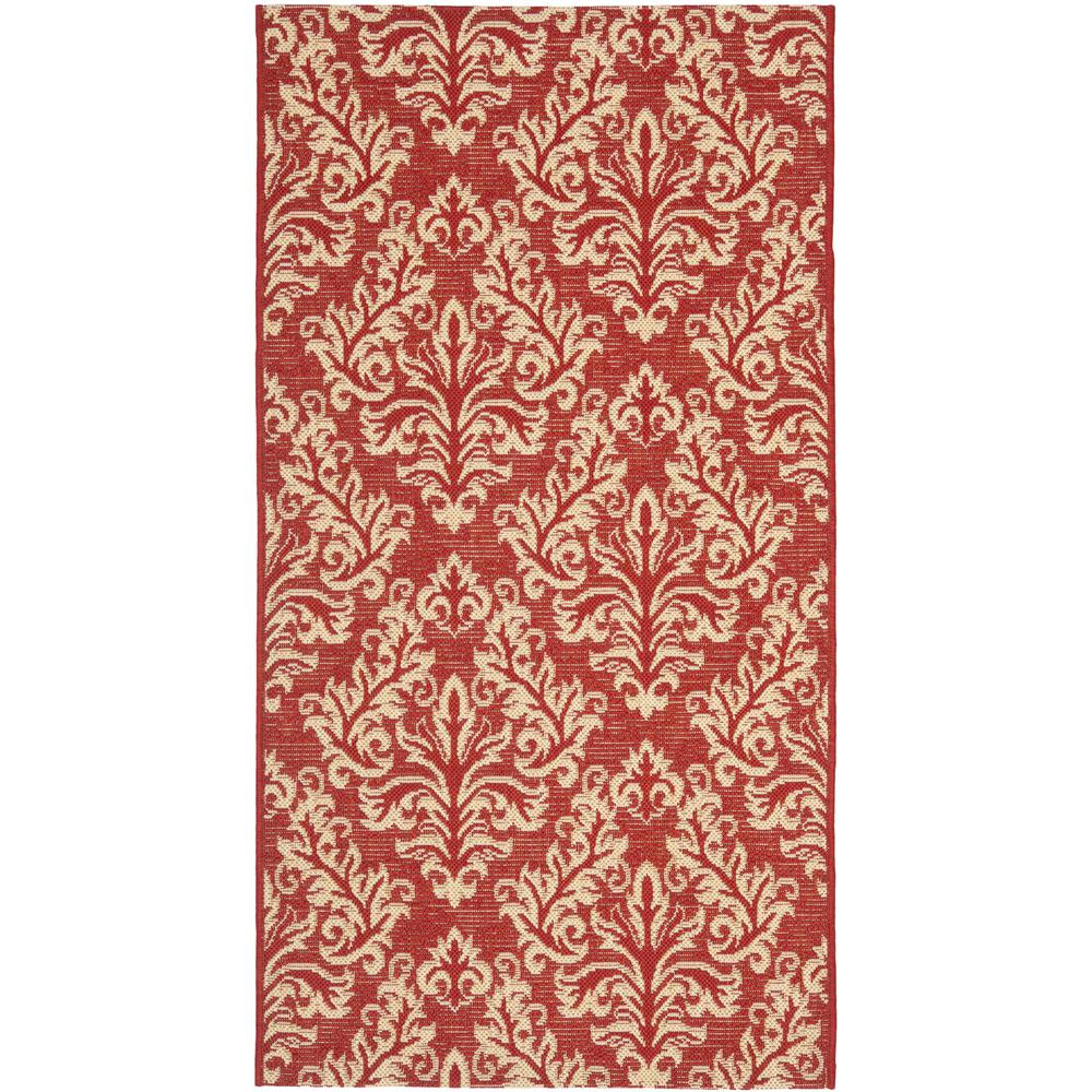 COURTYARD, RED / CREME, 2'-7" X 5', Area Rug, CY6930-28-3. Picture 1