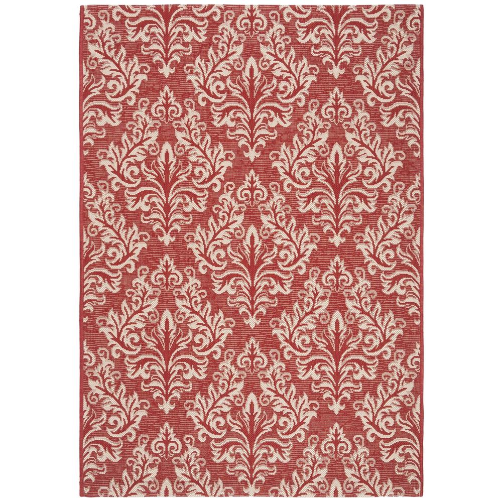 COURTYARD, RED / CREME, 4' X 5'-7", Area Rug, CY6930-28-4. Picture 1