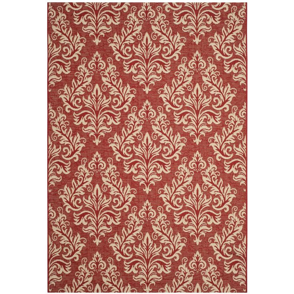 COURTYARD, RED / CREME, 5'-3" X 7'-7", Area Rug, CY6930-28-5. Picture 1