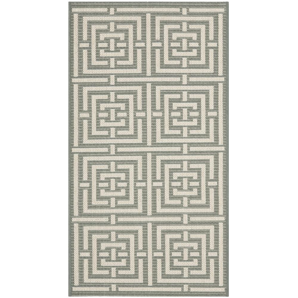 COURTYARD, GREY / CREAM, 2' X 3'-7", Area Rug, CY6937-65-2. Picture 1