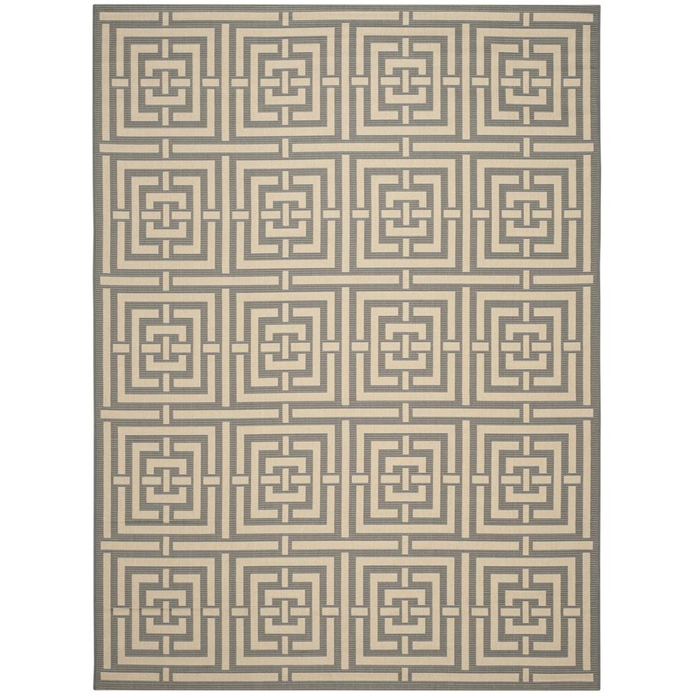 COURTYARD, GREY / CREAM, 8' X 11', Area Rug, CY6937-65-8. Picture 1