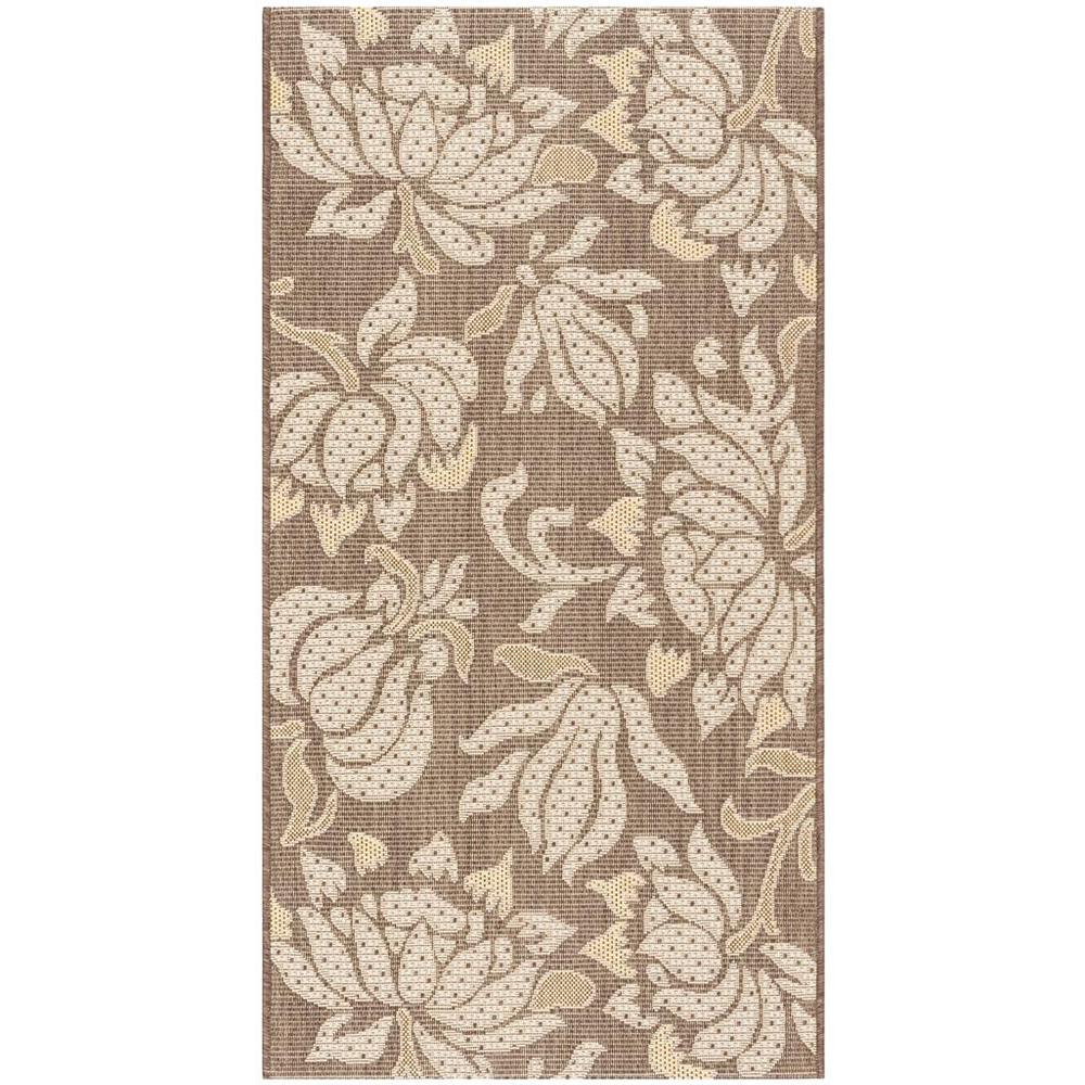 COURTYARD, LIGHT CHOCOLATE / CREAM, 2'-7" X 5', Area Rug. Picture 1