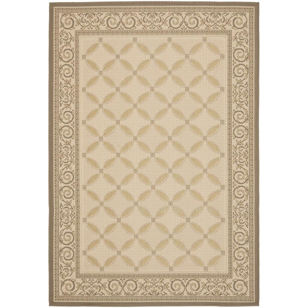 COURTYARD, BEIGE / DARK BEIG, 4' X 5'-7", Area Rug, CY7107-79A21-4. Picture 1