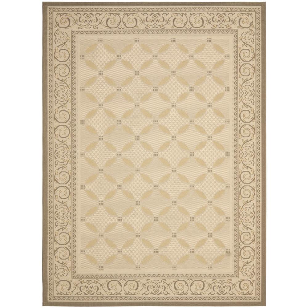 COURTYARD, BEIGE / DARK BEIG, 8' X 11', Area Rug, CY7107-79A21-8. Picture 1