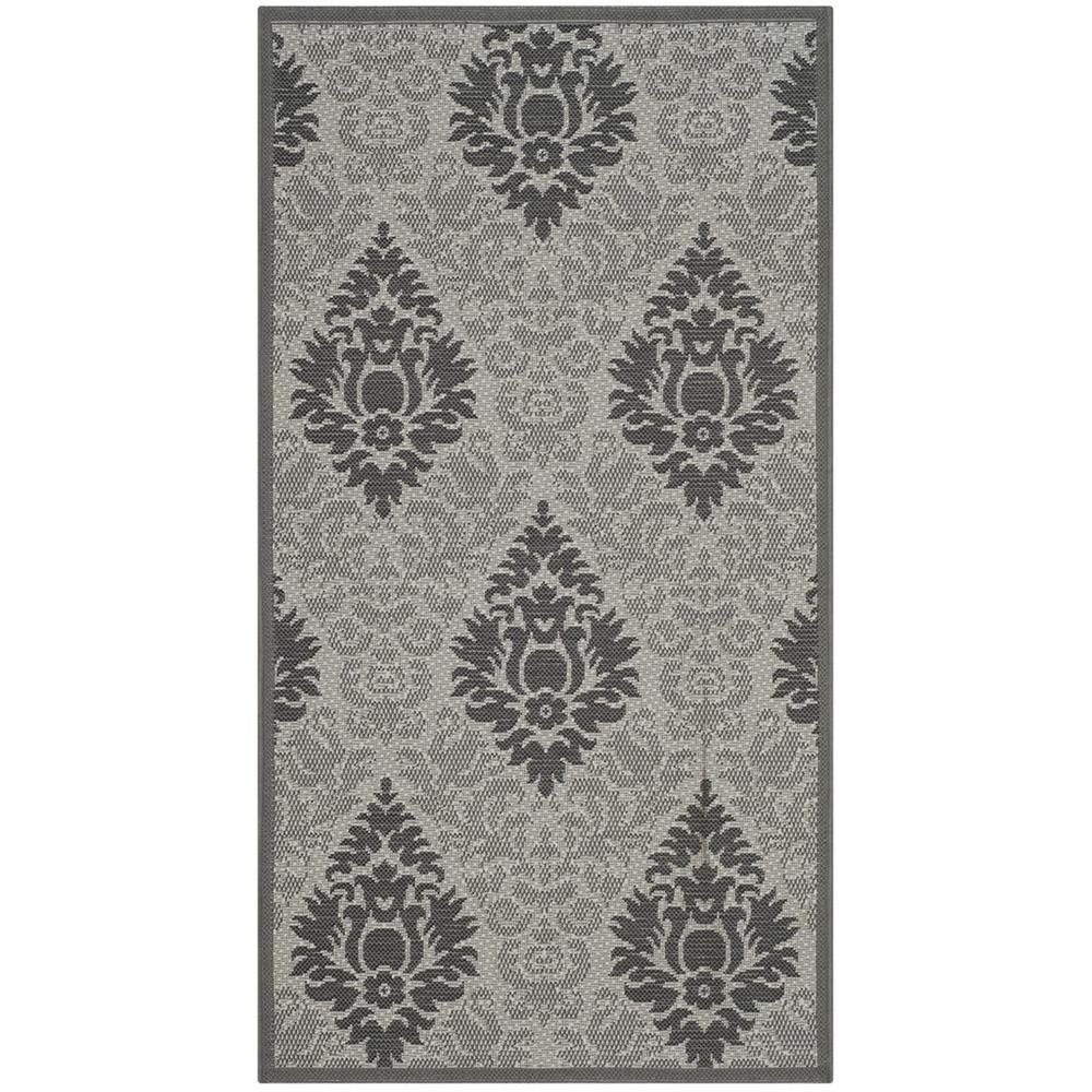 COURTYARD, LIGHT GREY / ANTHRACITE, 2'-7" X 5', Area Rug, CY7133-78A5-3. Picture 1