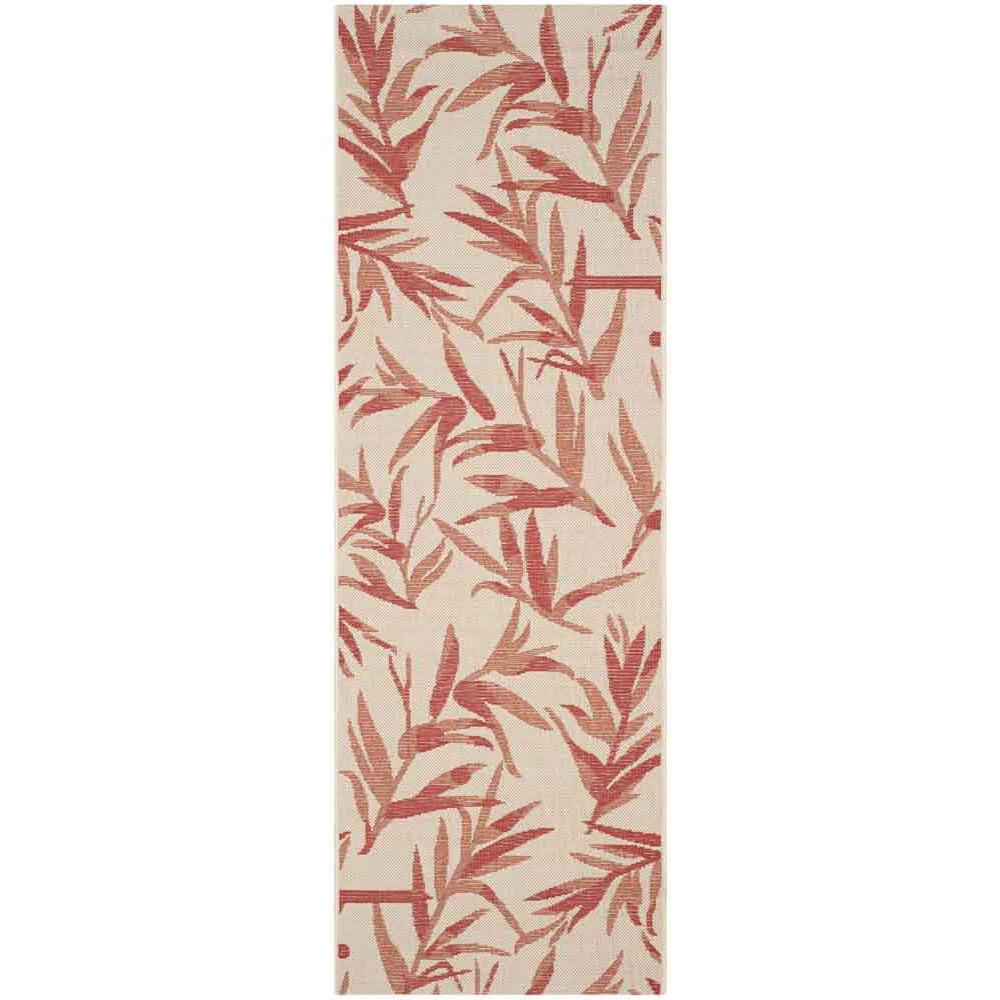 COURTYARD, BEIGE / TERRACOTTA, 2'-3" X 6'-7", Area Rug, CY7425-231A11-27. Picture 1