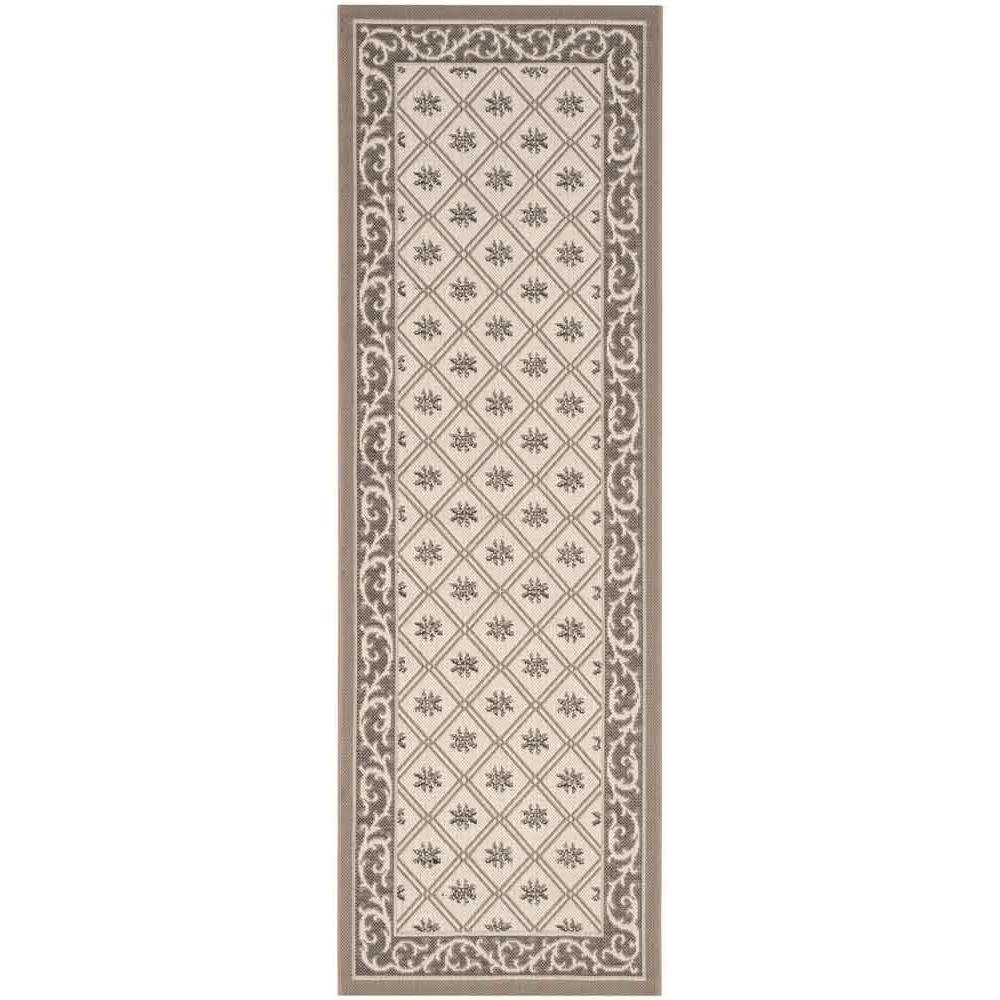 COURTYARD, BEIGE / DARK BEIG, 2'-3" X 6'-7", Area Rug, CY7427-079A5-27. Picture 1