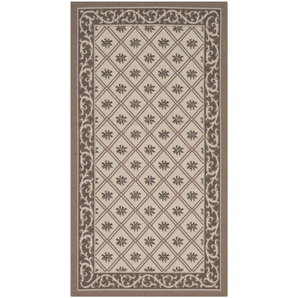 COURTYARD, BEIGE / DARK BEIG, 2'-7" X 5', Area Rug, CY7427-079A5-3. Picture 1