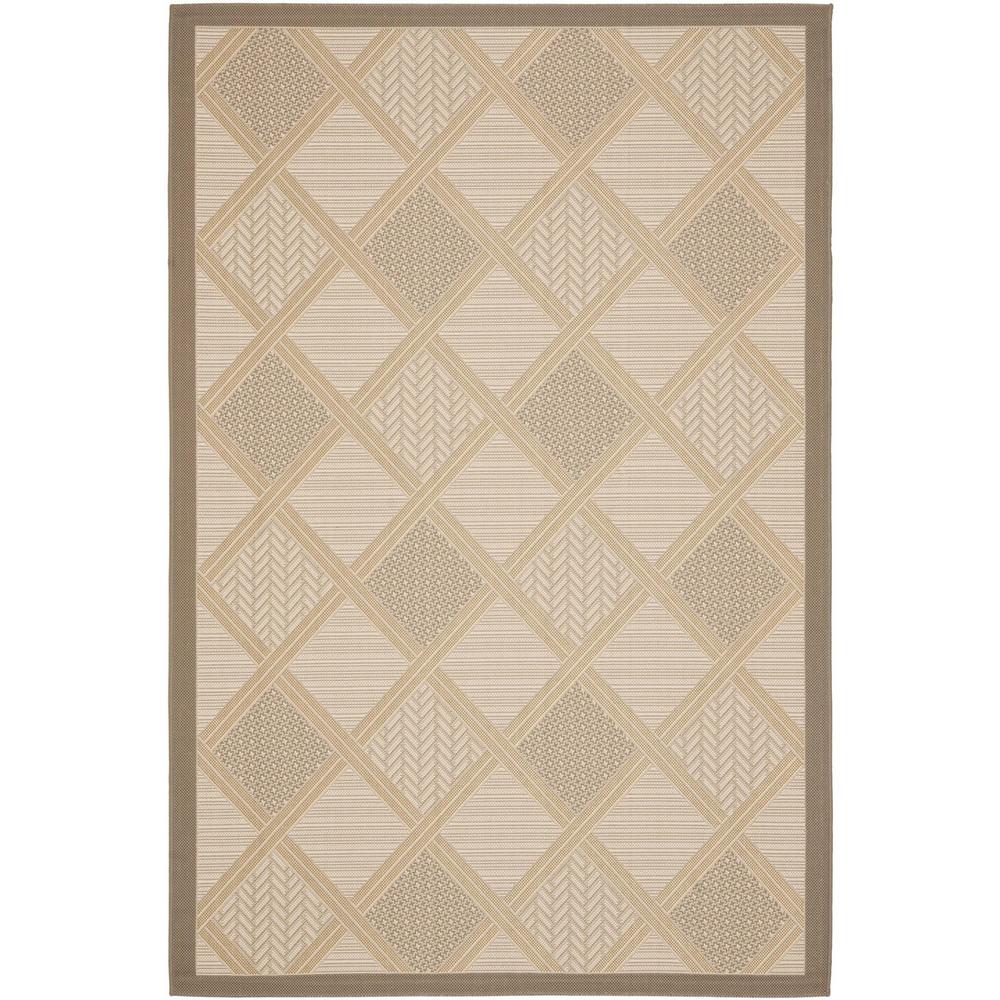COURTYARD, BEIGE / DARK BEIG, 4' X 5'-7", Area Rug, CY7570-79A21-4. Picture 1