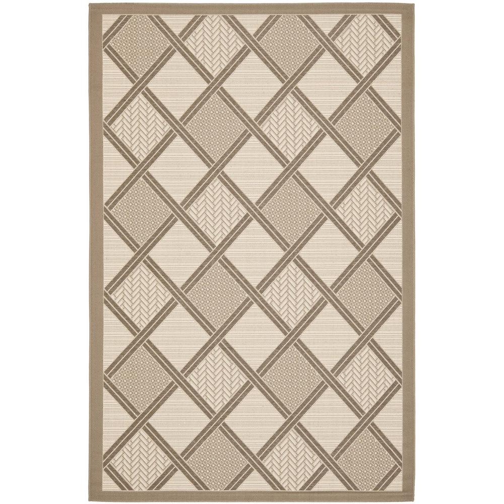 COURTYARD, BEIGE / DARK BEIG, 4' X 5'-7", Area Rug, CY7570-79A7-4. Picture 1