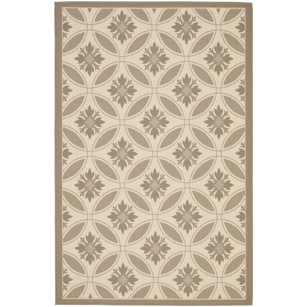 COURTYARD, BEIGE / DARK BEIG, 5'-3" X 7'-7", Area Rug, CY7844-79A18-5. Picture 1