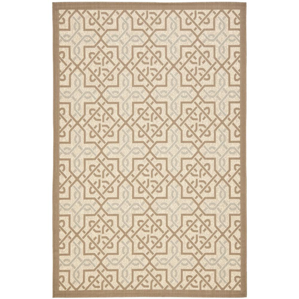 COURTYARD, BEIGE / DARK BEIG, 5'-3" X 7'-7", Area Rug, CY7931-79A18-5. Picture 1