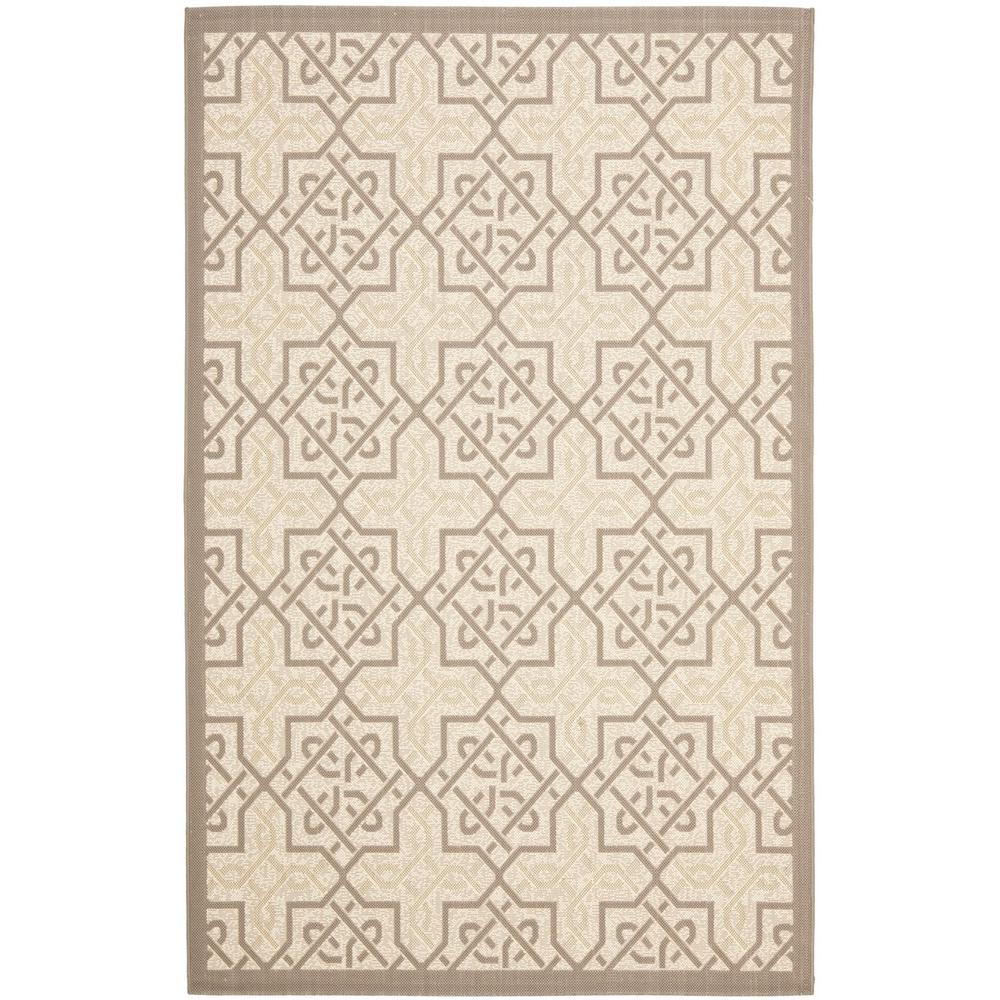 COURTYARD, BEIGE / DARK BEIG, 4' X 5'-7", Area Rug, CY7931-79A21-4. Picture 1