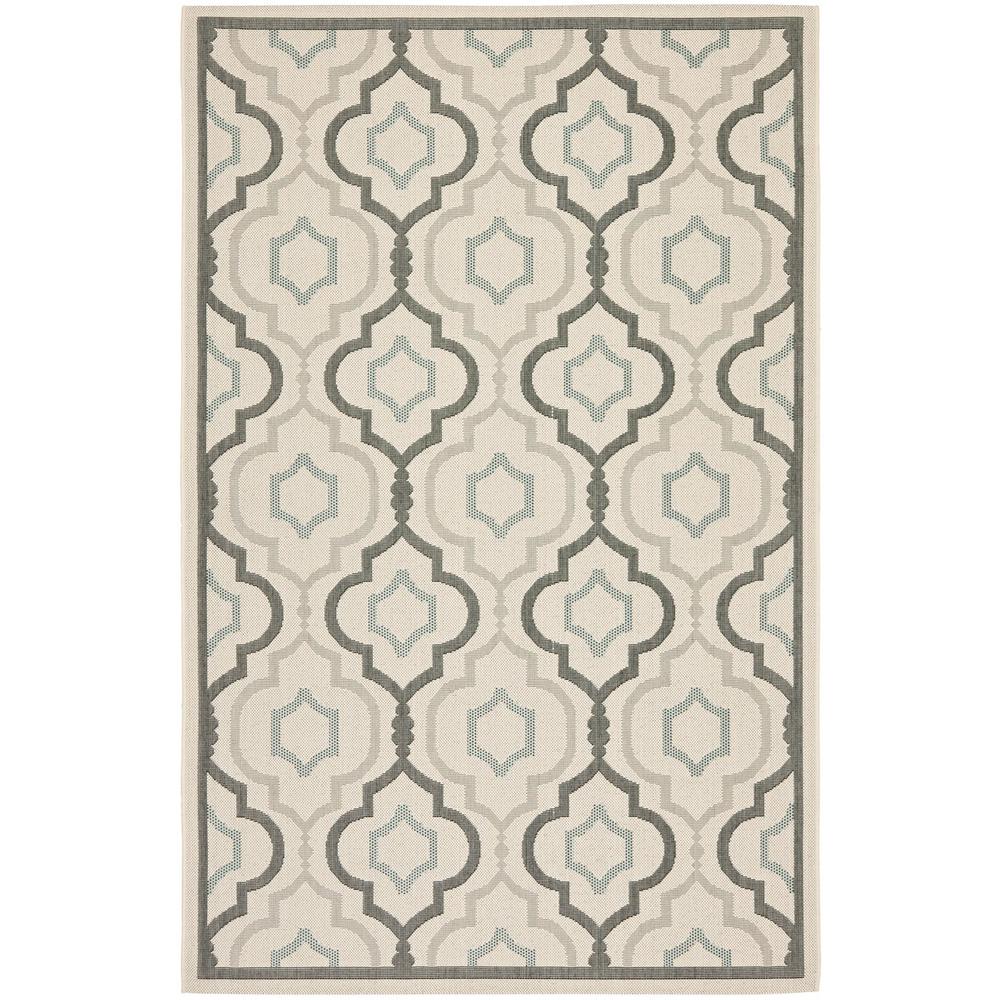 COURTYARD, BEIGE / DARK BEIG, 4' X 5'-7", Area Rug, CY7938-79A18-4. Picture 1