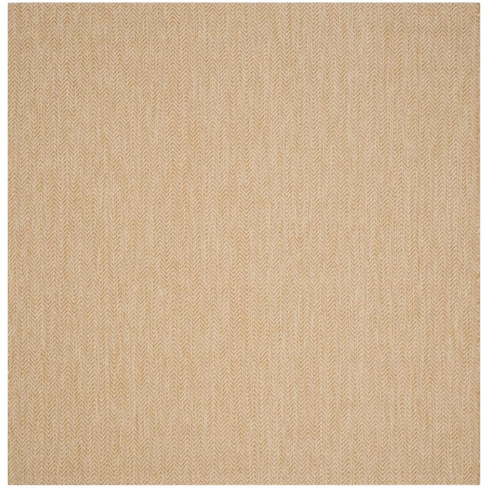 COURTYARD, NATURAL / CREAM, 6'-7" X 6'-7" Square, Area Rug, CY8022-03012-7SQ. Picture 1