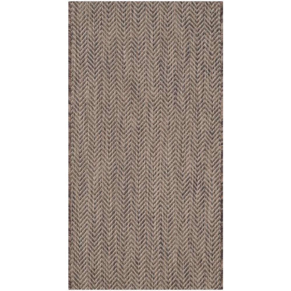 COURTYARD, BROWN / BEIGE, 2' X 3'-7", Area Rug, CY8022-36321-2. Picture 1