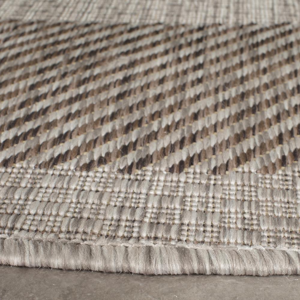 COURTYARD, BEIGE / BROWN, 6'-7" X 6'-7" Round, Area Rug, CY8477-36312-7R. Picture 2