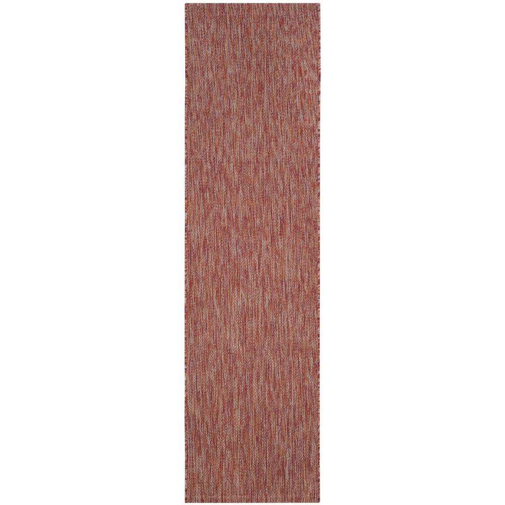 COURTYARD, RED / RED, 2'-3" X 8', Area Rug, CY8520-36522-28. Picture 1