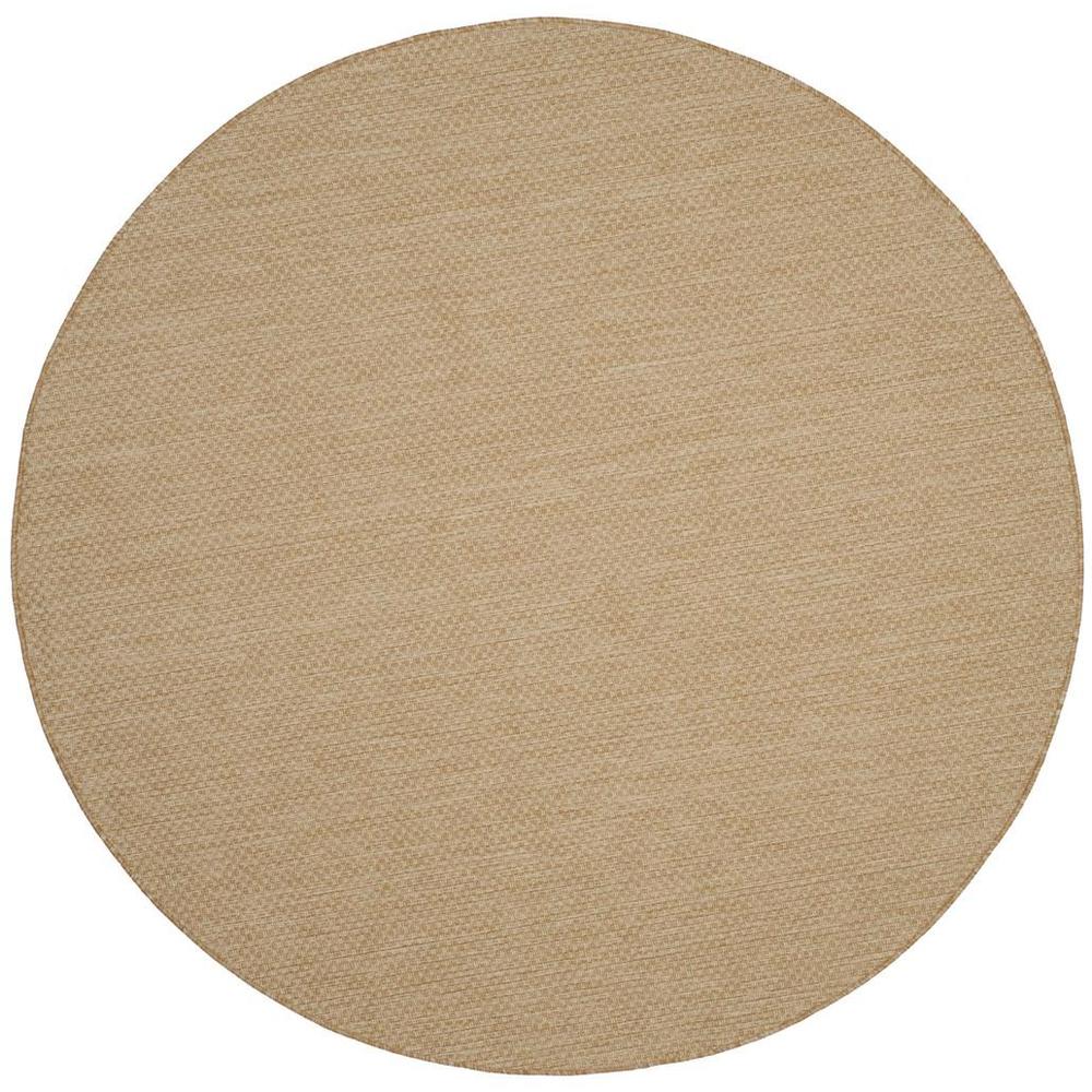 COURTYARD, NATURAL / CREAM, 5'-3" X 5'-3" Round, Area Rug, CY8521-03012-5R. Picture 1
