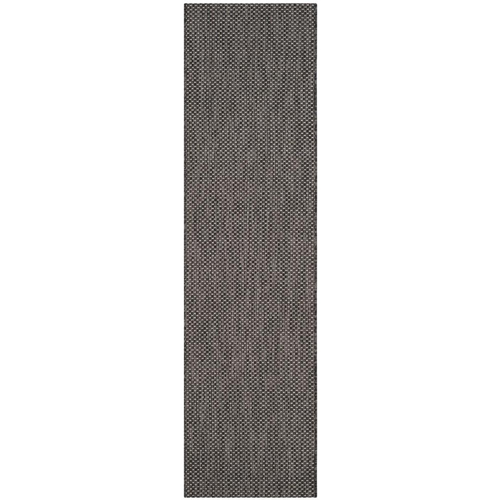 COURTYARD, BLACK / BEIGE, 2'-3" X 8', Area Rug, CY8521-36621-28. Picture 1