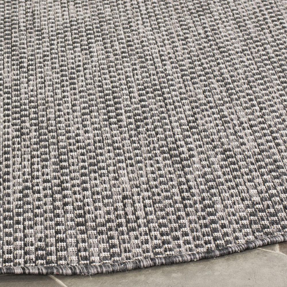 COURTYARD, BLACK / BEIGE, 5'-3" X 5'-3" Round, Area Rug, CY8521-36621-5R. Picture 1